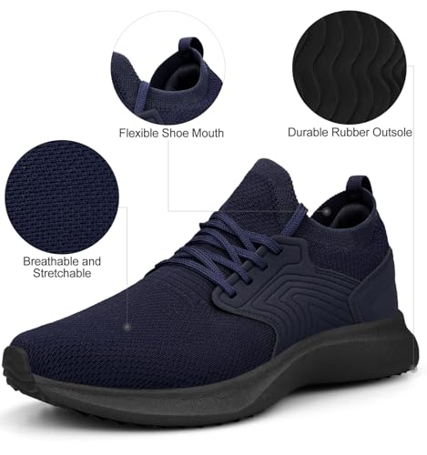 Abboos Women Running Shoes Lightweight Breathable Slip on Sneakers Casual Comfortable Workout Shoes Athletic Gym Tennis Walking Shoes