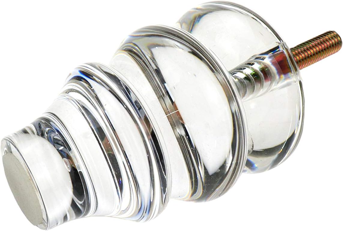 LC LICTOP 100mm Height Acrylic Furniture Legs Gourd Shape Sofa Acrylic Legs DIY Replacement Sofa Feet Set of 4 (A027)