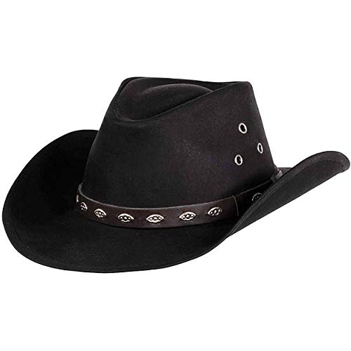 Outback Trading Company Men's 14716 Badlands UPF 50 Waterproof Breathable Western Cowboy Cotton Oilskin Hat