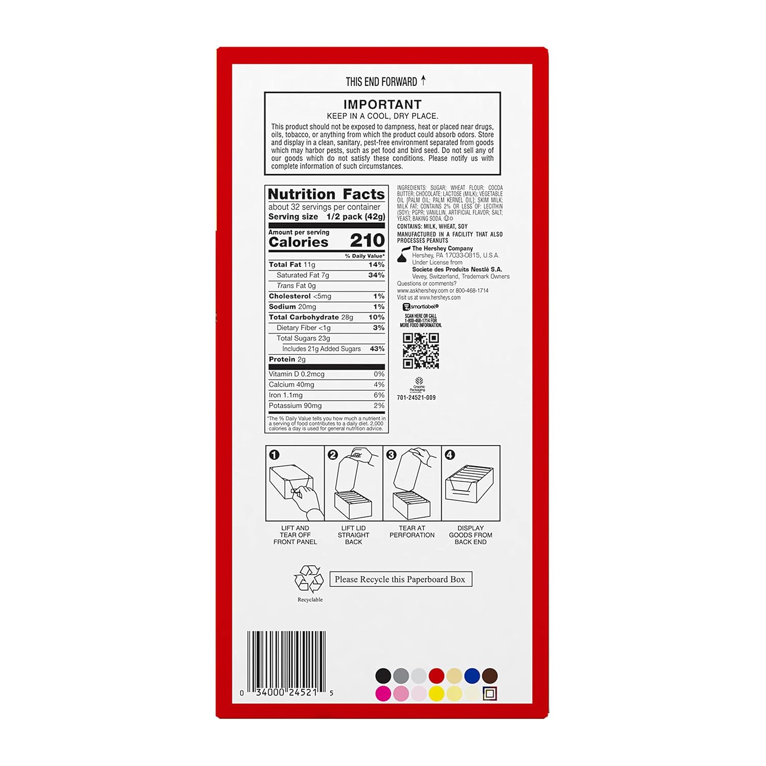 KIT KAT BIG KAT Milk Chocolate Wafer King Size, Candy Bars, 3 oz (16 Count)