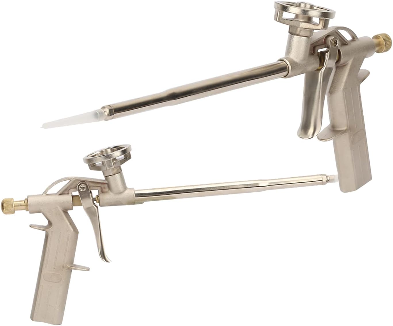 2Pcs Spray Foam Gun, Aluminum Alloy Foaming Gun Sealant Caulking Gun, Expanding Foam Gun Spray Application Applicator