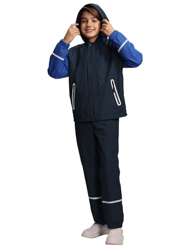 Kid Rain Gear Waterproof Rain Suit Boys Girls Rain Jacket and Pants