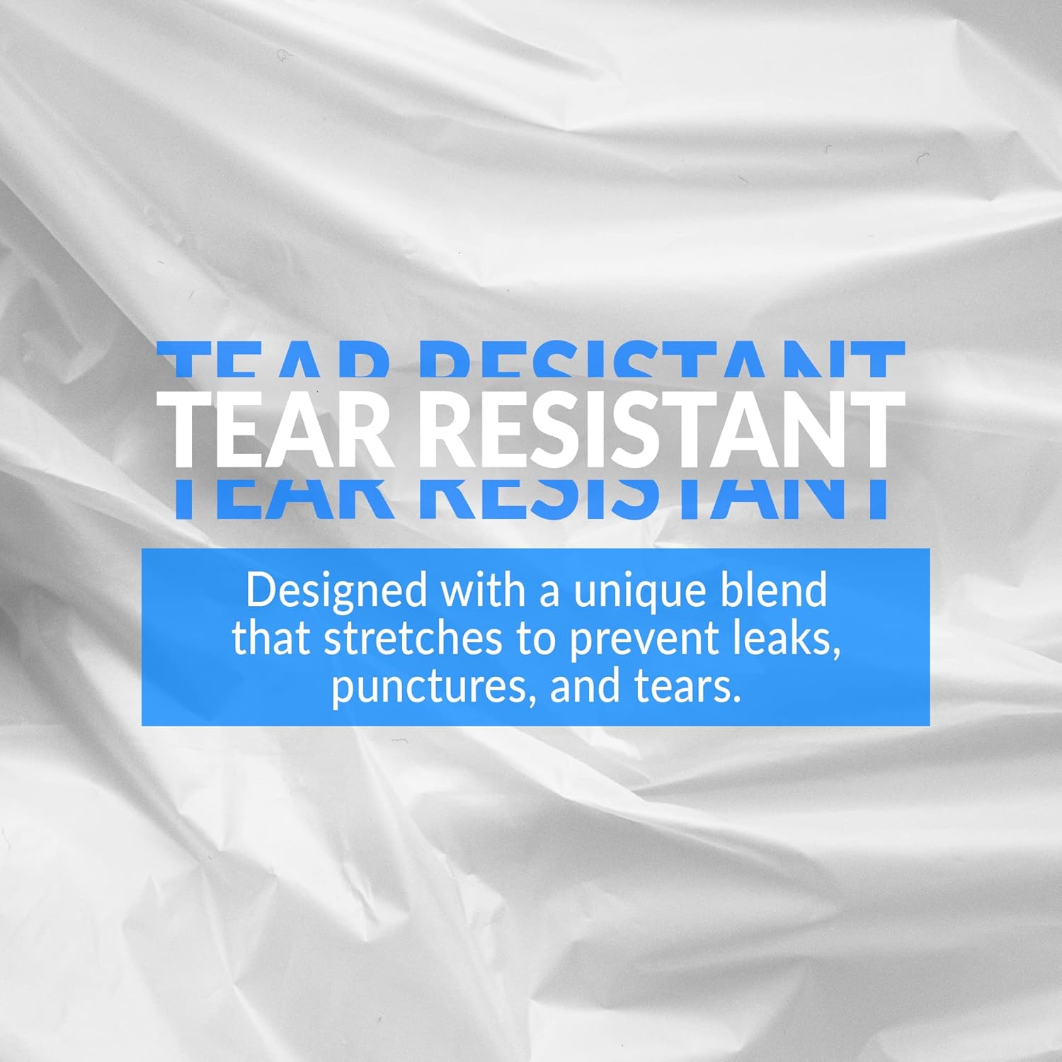 Reli. SuperValue 33 Gallon Trash Bags | 50 Count | Made in USA | Heavy Duty | Clear Multi-Use Garbage Bags