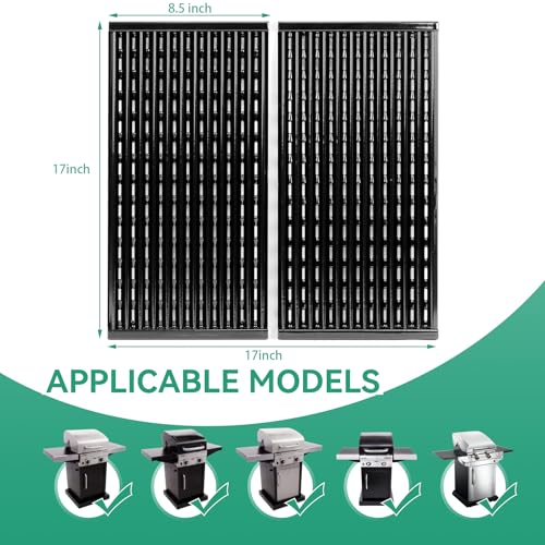 Grill Replacement Parts for Charbroil Performance 2 Burner 463625217 463625219 463673519 463673019 Grills, G470-5200-W1 Burner, G470-0004-W1A Heat Plate, Crossover Tube for 300 Cabinet Liquid Propane