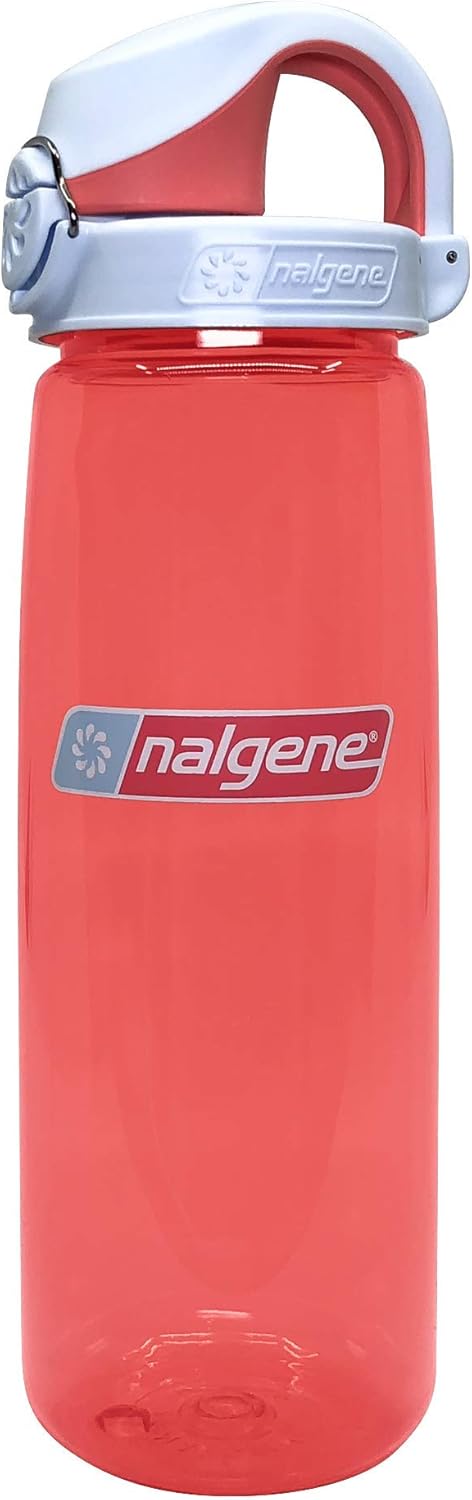 Nalgene On the Fly BPA-Free Water Bottle, Coral with Frost/Coral, 24 Oz