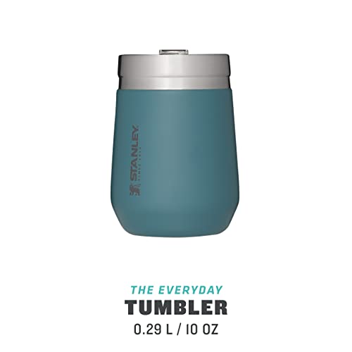 STANLEY Go Everyday Tumbler 0.29L Lagoon - Stainless Steel Tumber for Wine, Cocktails, Coffee, Tea - Keeps cold/hot for hours - BPA-free - Dishwasher Safe
