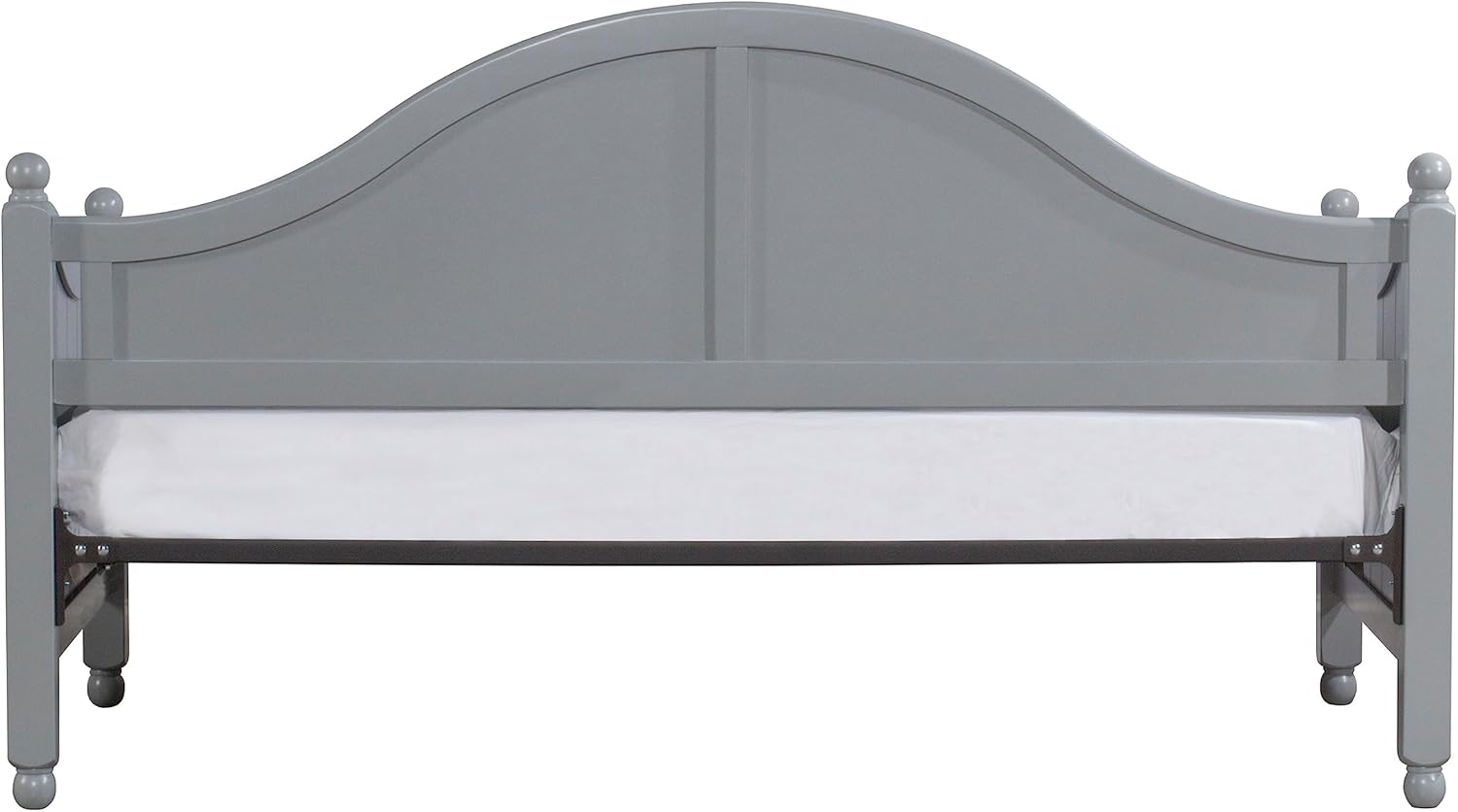 Hillsdale Augusta Solid Wood Daybed with Suspension Deck, Gray
