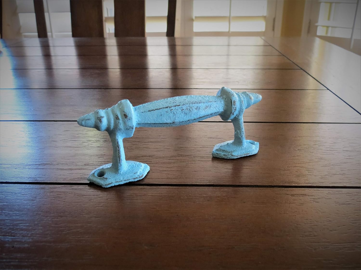 Vintage Style Drawer Pull Dresser Drawer Handle Aqua Blue or Pick Color Cottage Chic Cabinet Furniture Hardware (Sold per Unit)