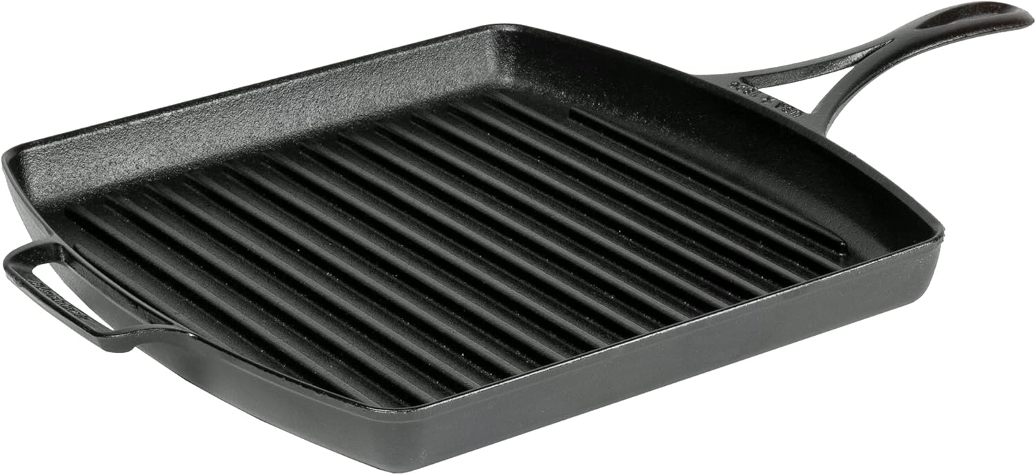 Lodge Cast Iron Blacklock Square Grill Pan - Pre-seasoned - 12 in