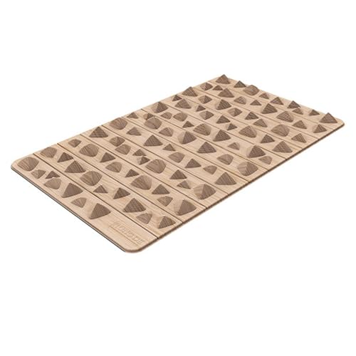 Foot Massager Acupressure Mat, Foldable & Waterproof Feet Massage Stimulator Mat for Muscle Relaxation, Long-Time-Standing, Working, Leisure, Gifts for Dad Mom Wife Husband