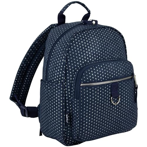 FUEL Women's Casual Mini Biking Backpack Active Travel Daypack Small Purse with Multiple Pockets, Black