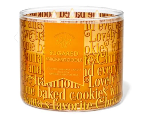 White Barn Bath & Body Works- 3-Wick Scented Candle 14.5 OZ Burns 25-45 Hours and Strawberry Cake soap (Pumpkin Snickerdoodle)
