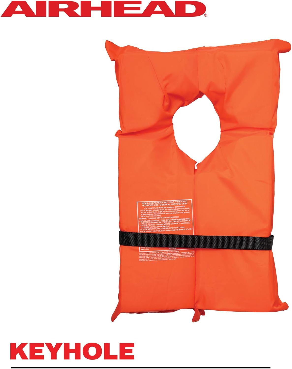 Airhead Child Type II Keyhole Vest, Orange