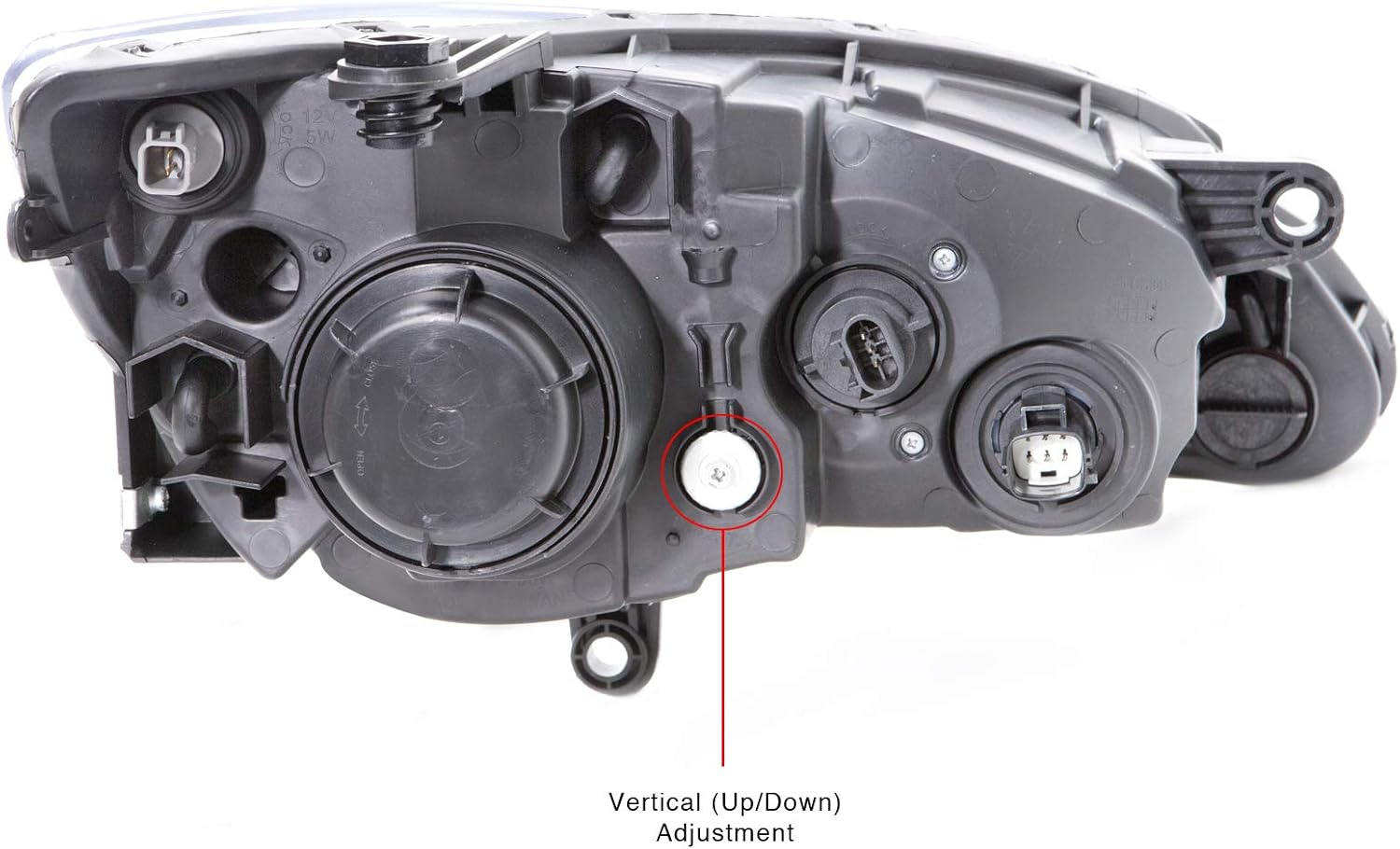 HEADLIGHTSDEPOT Chrome Housing Halogen Headlights Compatible With Chrysler 200 2011-2014 4 Door Convertible Projector Includes Left Driver and Right Passenger Side Headlamps