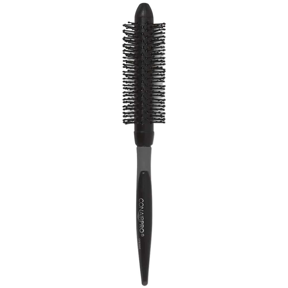 ERGO-GRIP ROUND HAIR STYLING BRUSH - SMALL FOR SALON, BARBERSHOP, AND AT HOME USE