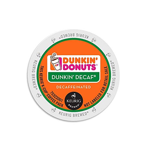 Dunkin' Donuts Decaf Keurig® Single-Serve K-Cup® Pods, Medium Roast, Box of 44 K-Cup® Pods