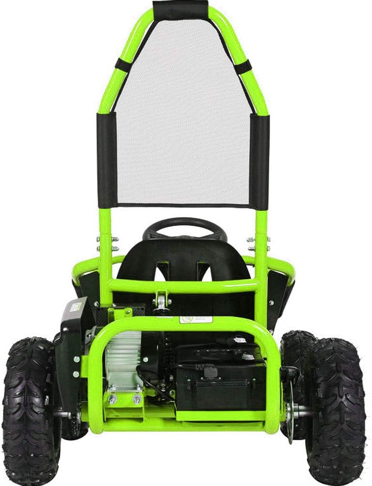 MotoTec Mud Monster Kids Electric 48v 1000w Go Kart Full Suspension Green