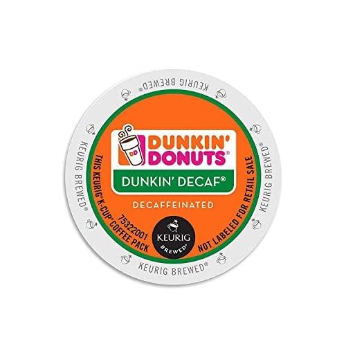 Dunkin' Donuts Decaf Keurig® Single-Serve K-Cup® Pods, Medium Roast, Box of 44 K-Cup® Pods