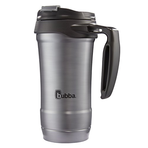 BUBBA BRANDS Bubba Hero XL (18oz) Vacuum-Insulated Stainless Steel Travel Mug (34oz) Travel Mug with SnapSeal Spill-Proof Lid