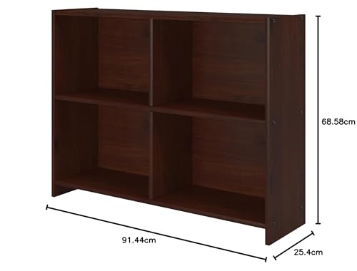 Donco Kids Low Loft Bookcase Cappuccino