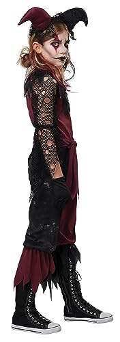 Psycho Jester Costume for Girls