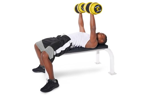 ProsourceFit Adjustable Dumbbell & Barbell Weight Set, 2-in-1 Free Weights Available 22Lbs, Home Gym Equipment