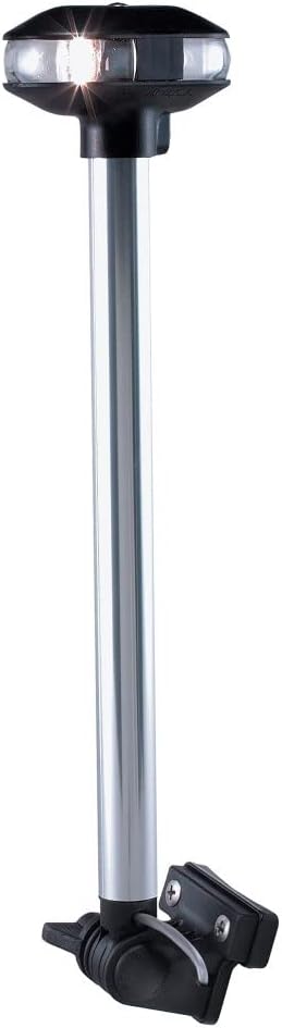 Perko 1281DP0CHR Horizontal-Mount Fold-Down Combination Masthead/White All-Round Light - 13.25