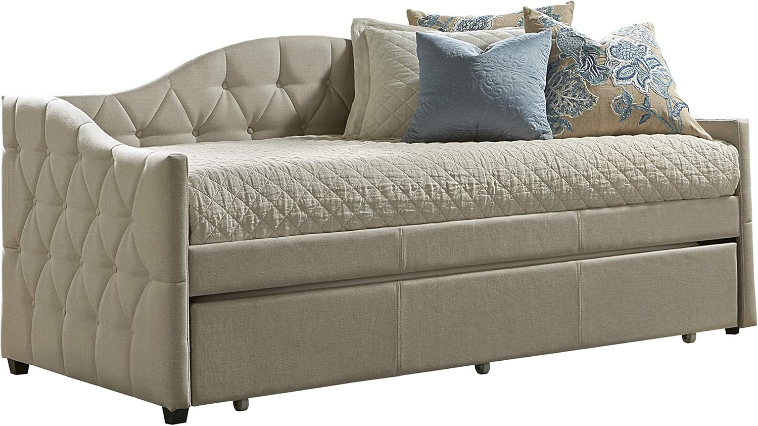 Hillsdale Furniture Jamie Daybed with Trundle, Cream