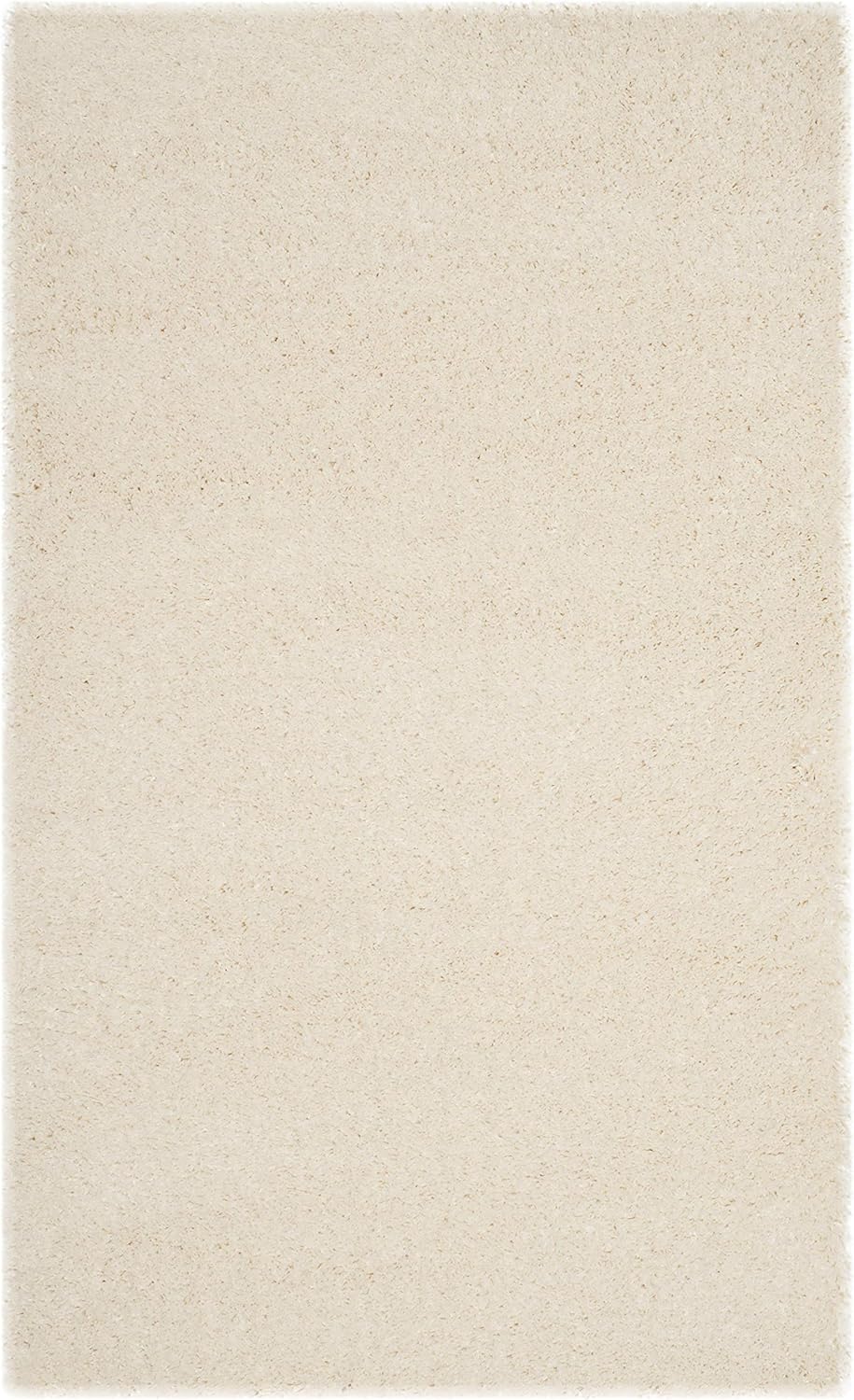 SAFAVIEH Colorado Shag Collection Accent Rug - 3' x 5', Creme, Solid Design, Non-Shedding & Easy Care, 2-inch Thick Ideal for High Traffic Areas in Entryway, Living Room, Bedroom (CSG785A)