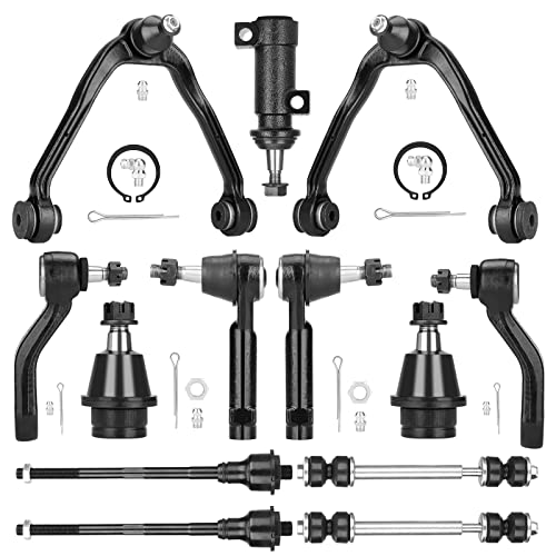 2WD Front Suspension Kit Upper Control Arms Lower Ball Joints Fit for Chevrolet Silverado 1500 1999-2006, Fit for GMC Sierra 1500 1999-2006 (w/Coil Spring Sus)-10 pcs