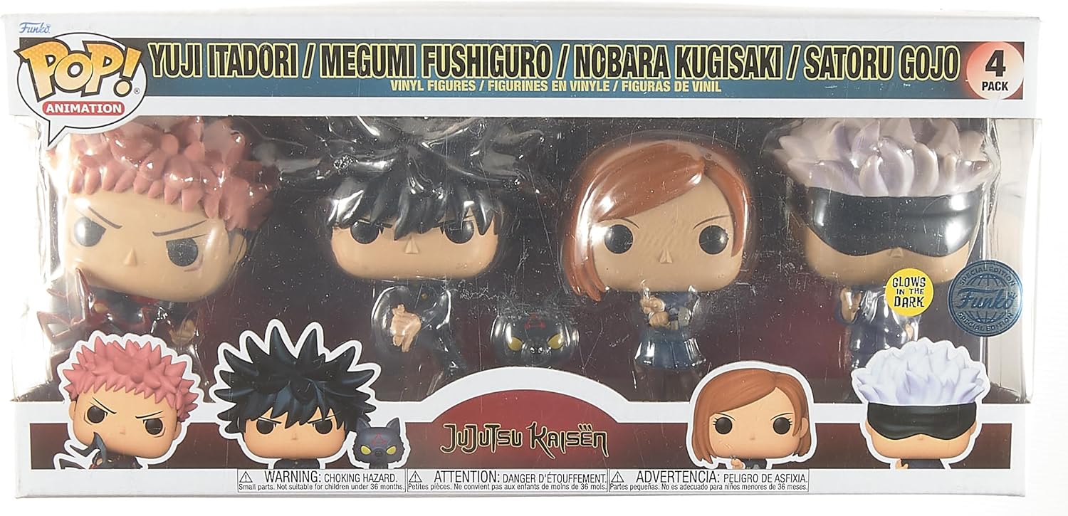 Funko Jujutsu Kaisen - US Exclusive Pop! Vinyl 4-Pack