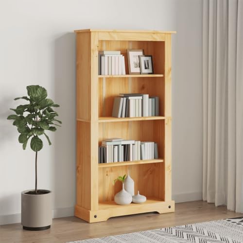 4-Tier Bookcase Mexican Pine Corona Range 31.9