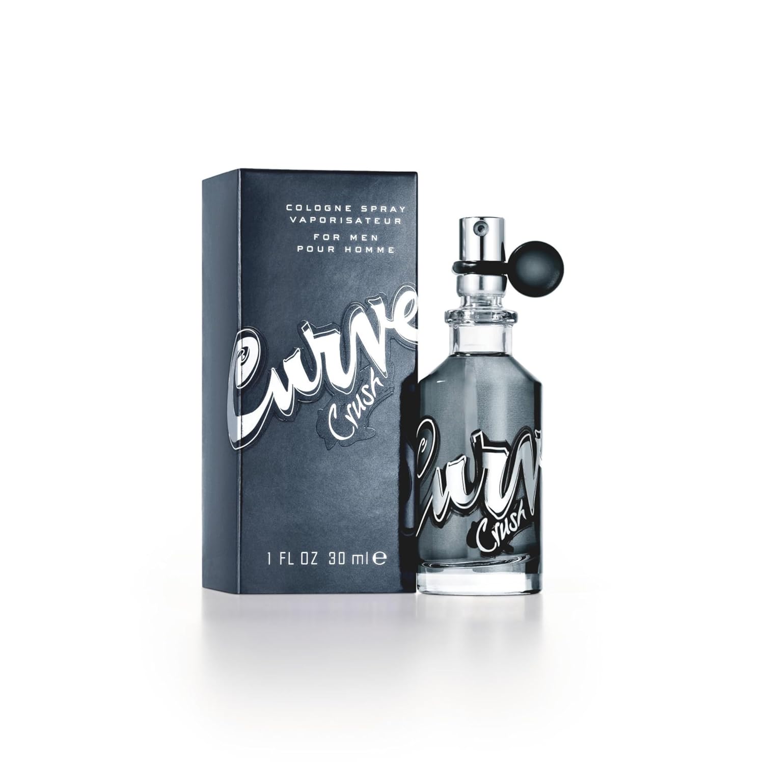 Curve Men's Cologne Fragrance Spray, Casual Day or Night Scent, Crush, 1.0 fl oz