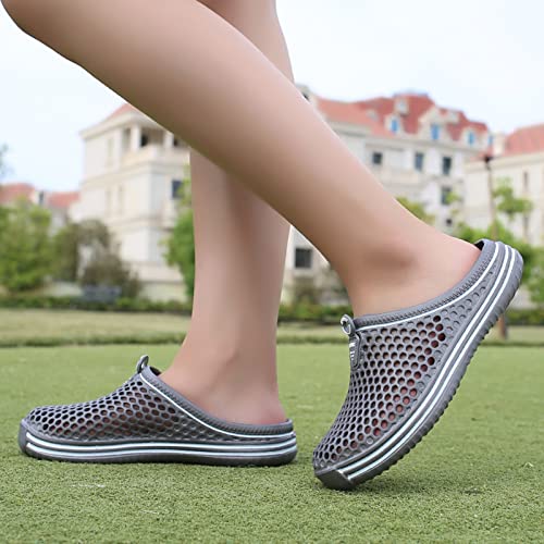 Women Garden Clogs Shoes Unisex Mesh Breathable Slippers Lightweight Summer Beach Sandals Walking Shoes