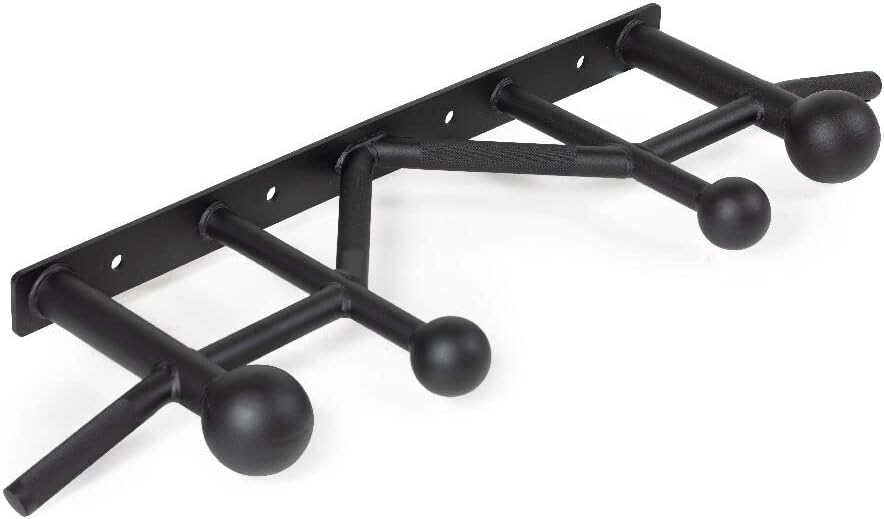 Titan Fitness Sphere Pull-Up Bar Fits T-3, X-3, TITAN Series Racks, Rated 440 LB, Multi-Grip Rack Mounted Training Station