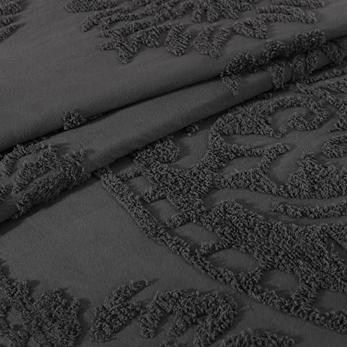 Beatrice Home Fashions Medallion Chenille Bedspread, Full, Sage