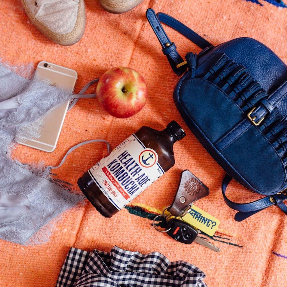 Health-Ade Kombucha Pink Lady Apple, 16 fl oz (Pack of 12)