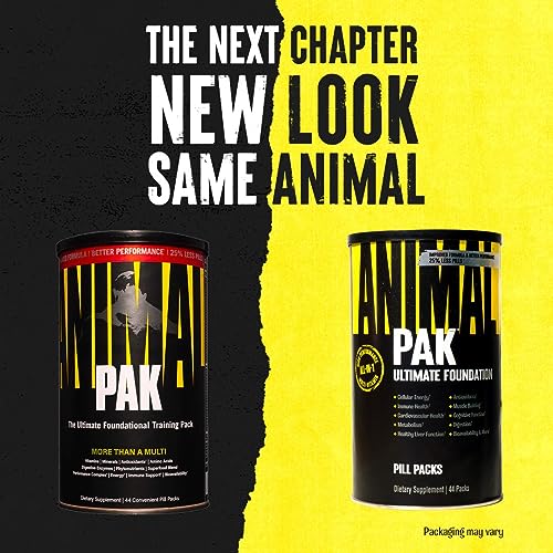 Animal Pak - Convenient All-in-One Vitamin & Supplement Pack - Zinc, Vitamins C, B, D, Amino Acids and More - Sports Nutrition Performance Mulitvitamin for Women & Men - Updated Version - 30 Count