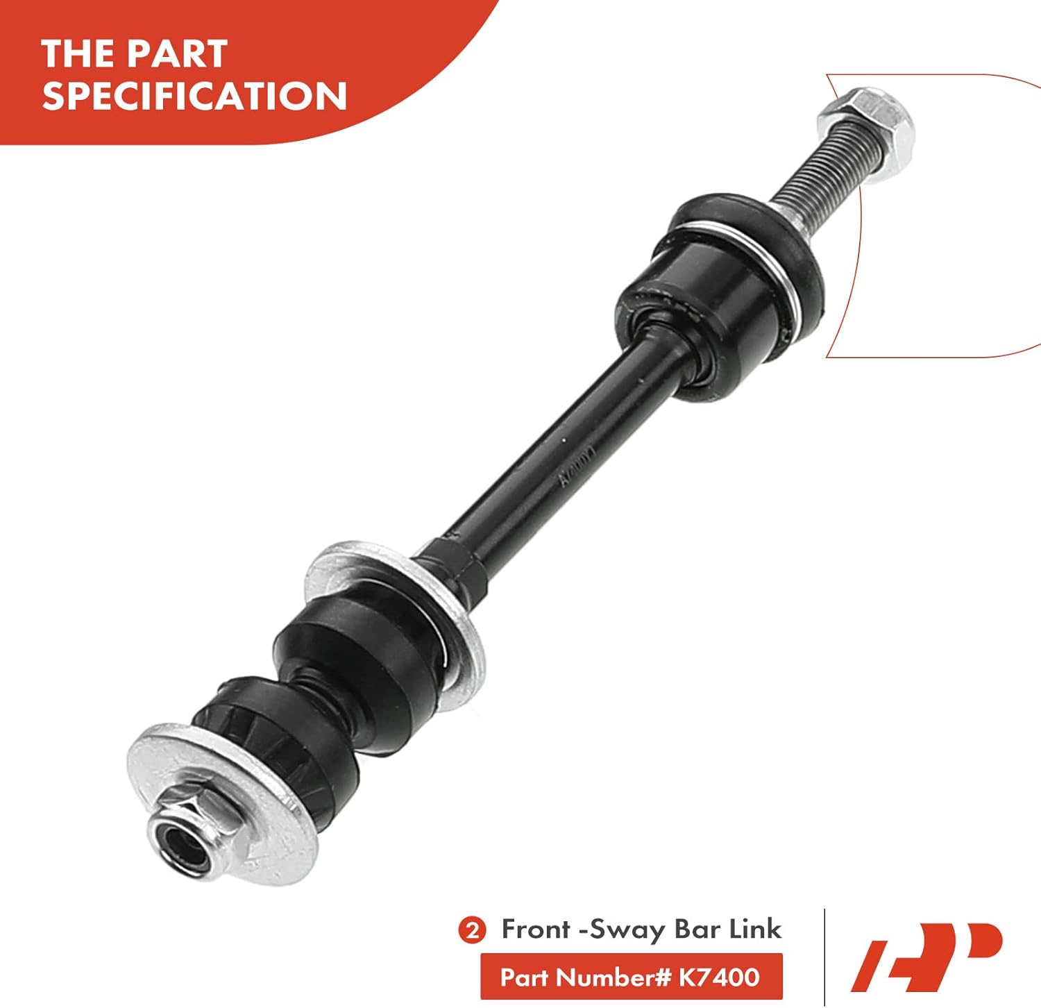 A-Premium 10Pcs Front Suspension Kit, Upper Control Arm Sway Bar Link Lower Ball Joint Inner Outer Tie Rod End, Compatible with Dodge Ram 1500 2002 2003 2004 2005, RWD