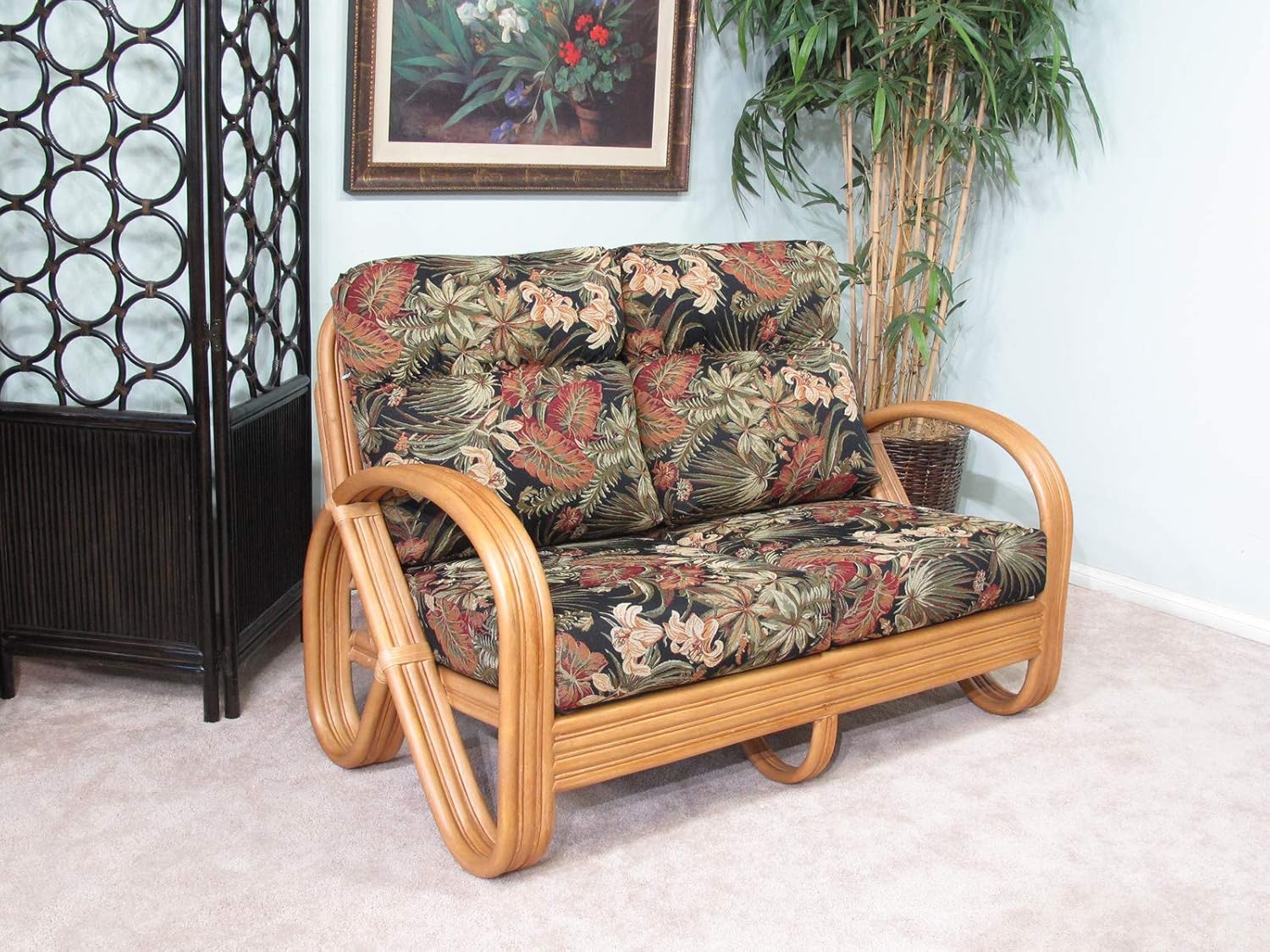 Rattan Living Room Furniture Loveseat (#1791H-PO)