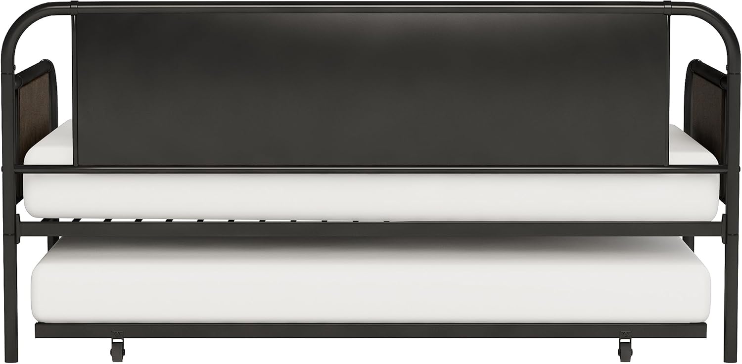 Hillsdale Trundle Jaywick Daybed, Twin, Black