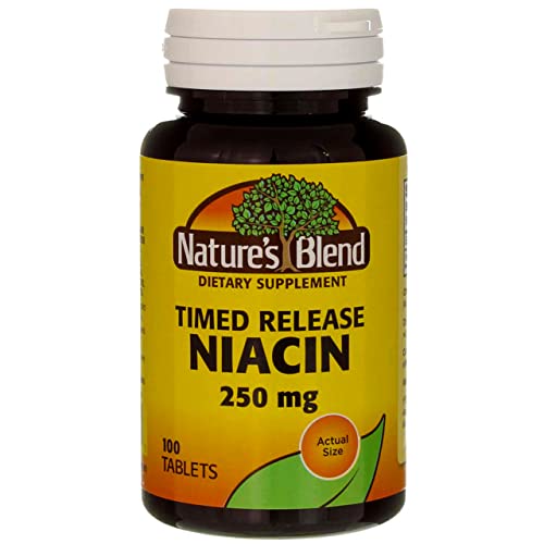 Nature's Blend Niacin Timed Release 500 mg 500 mg 300 Tabs