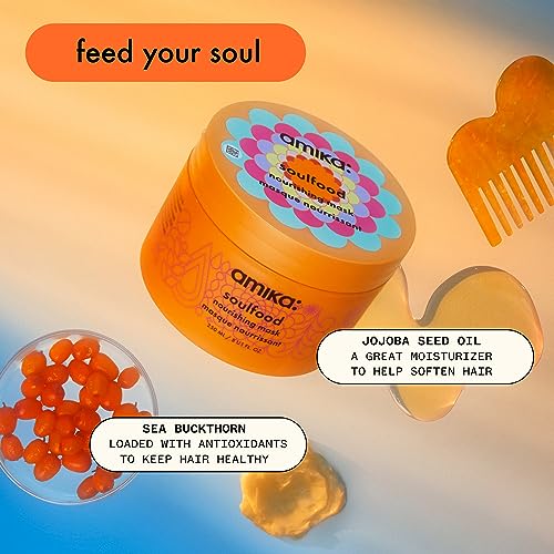 amika soulfood nourishing mask, 16 Fl Oz (Pack of 1)