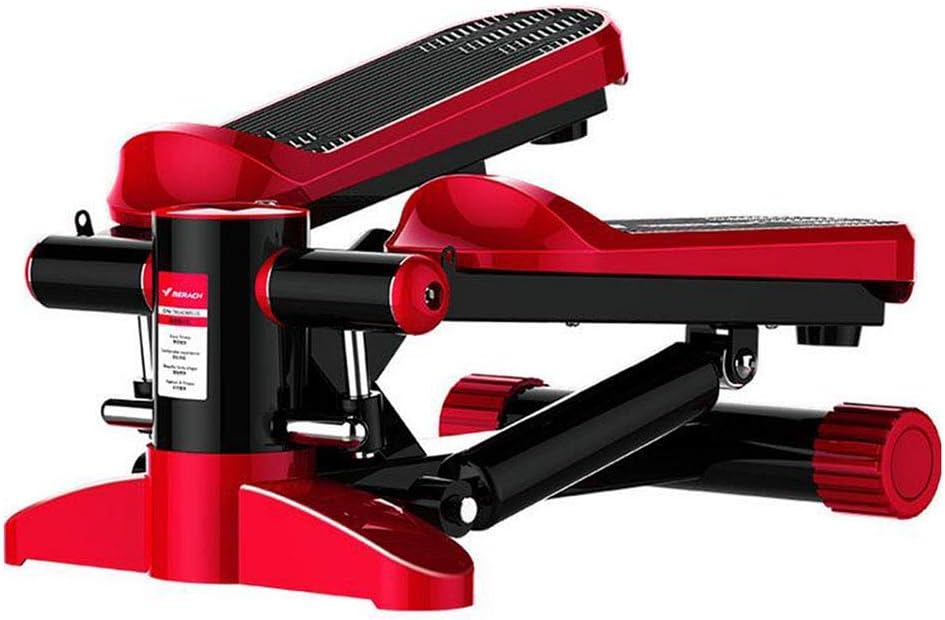 2-in-1 Ergonomics Stepper Mini Exercise Home Machine Legs Body Trainer High Strength Fitness Gym Equipment with LCD Display and Resistance - for Indoor Workout Hello