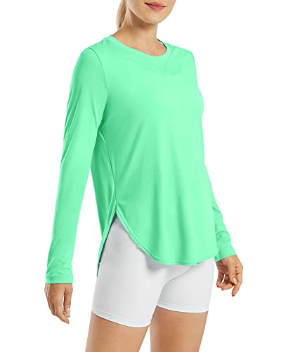 G4Free Women's UPF 50+ UV Shirts Long Sleeve Workout Sun Shirt Outdoor Gym Hiking Tops Quick Dry Lightweight