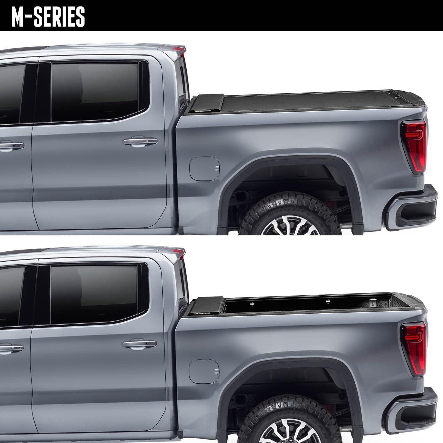 RealTruck Roll-N-Lock M-Series Retractable Truck Bed Tonneau Cover | LG200M | Fits 2023 - 2024 Chevy/GMC Silverado/Sierra 6' 6