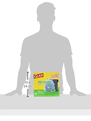 Glad Recycling 30 gal. Trash Bags Drawstring 28 pk