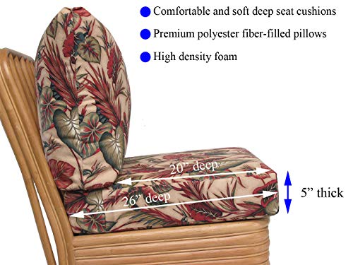 Rattan Living Room Furniture Loveseat (#1791H-BOPB)