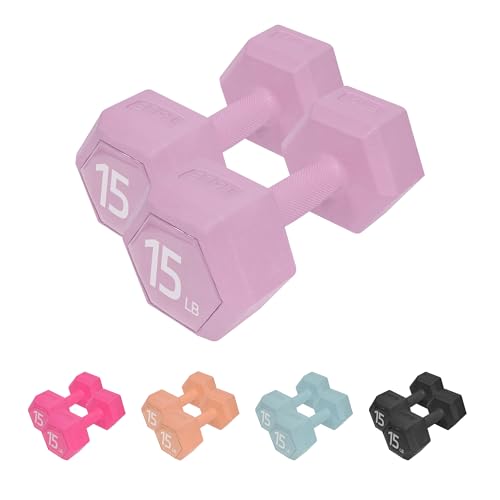 Dumbbell Sets - 5/10/15/20/25/36 lb Dumbbells Pair Hand Weights Set of 2 - Easy Grip - Arm Weights for Men and Women, Home Gym Exercise Equipment for Workouts Fitness Strength Training