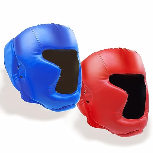 2 Pack Boxing Headgear Boxing Gear Equipment Taekwondo Sparring Gear MMA Gear Muay Thai Boxing Safety Helmet Boxing Protective Gear for Men Women Beginner